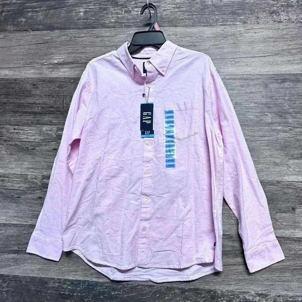 GAP Pink Casual Button Down Shirt